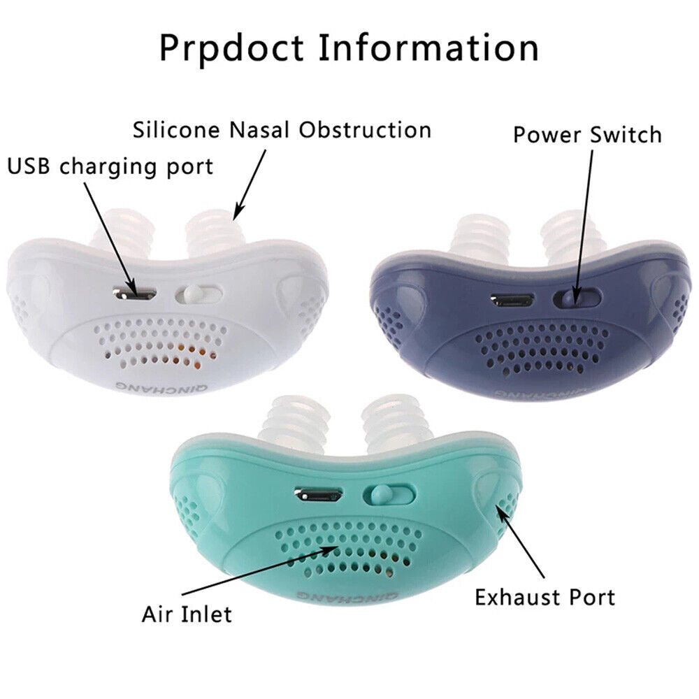 Compact Travel CPAP Sleep Apnea Device — Portable Anti-Snoring Solution, CPAP Alternative
