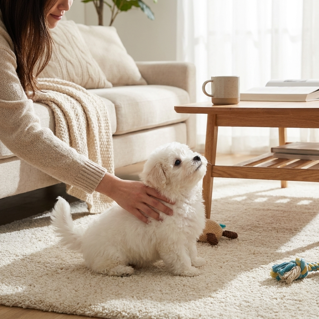 Realistic Interactive Plush Puppy Toy