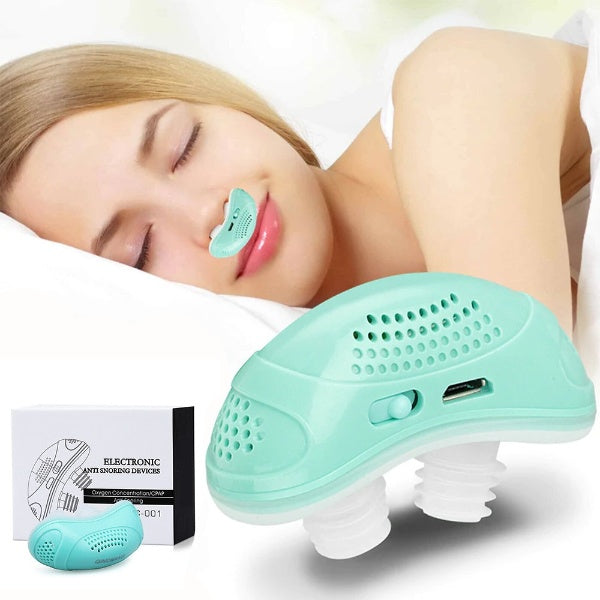 Compact Travel CPAP Sleep Apnea Device — Portable Anti-Snoring Solution, CPAP Alternative